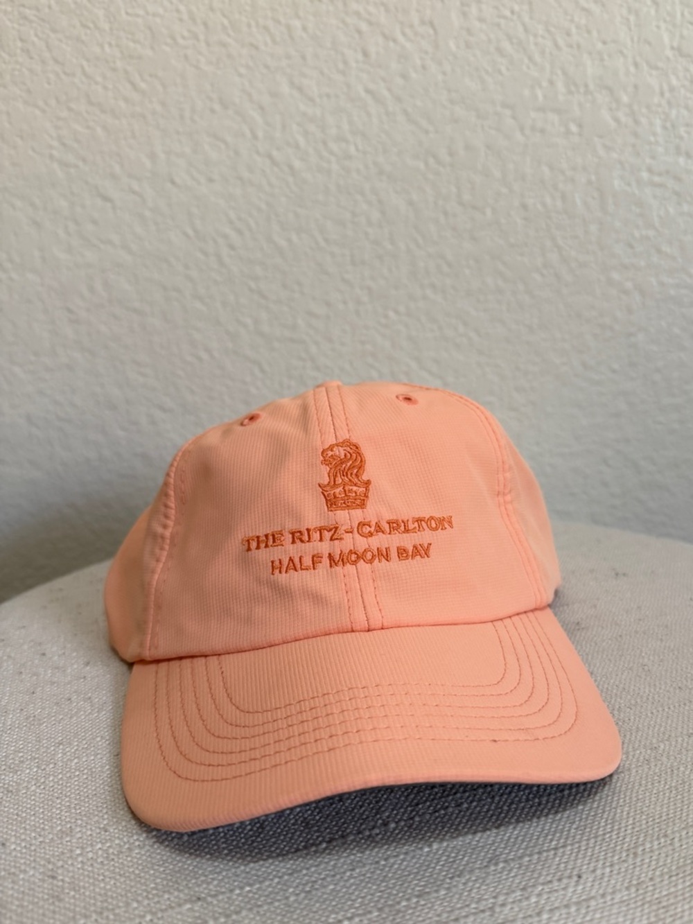 The Ritz Carlton Half Moon Bay Peach Baseball Cap